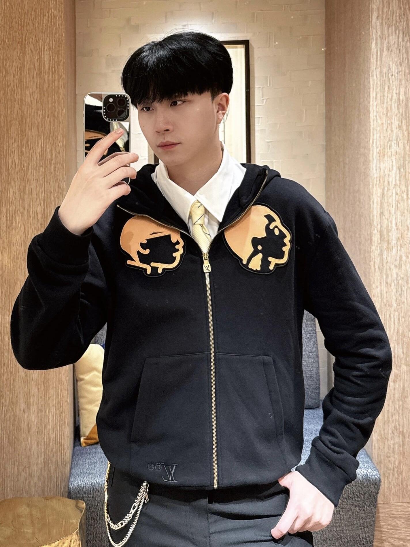 R공장 / 루이비통 남성 여성 후드 셔츠