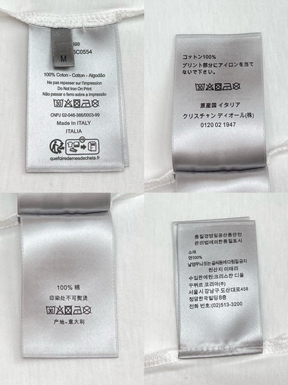 R공장 / 디올 남성 여성 화이트 반팔