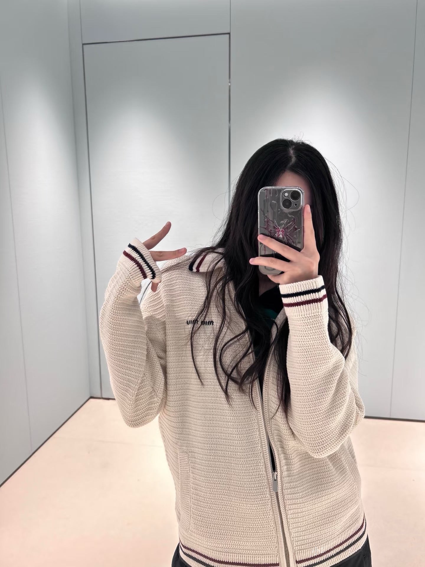 티모 공장 / 미우미우 여성 니트 자켓