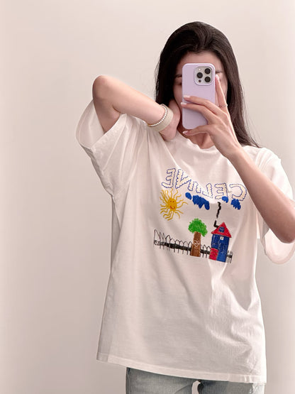티모 공장 / 셀린느 여성 반팔 티셔츠