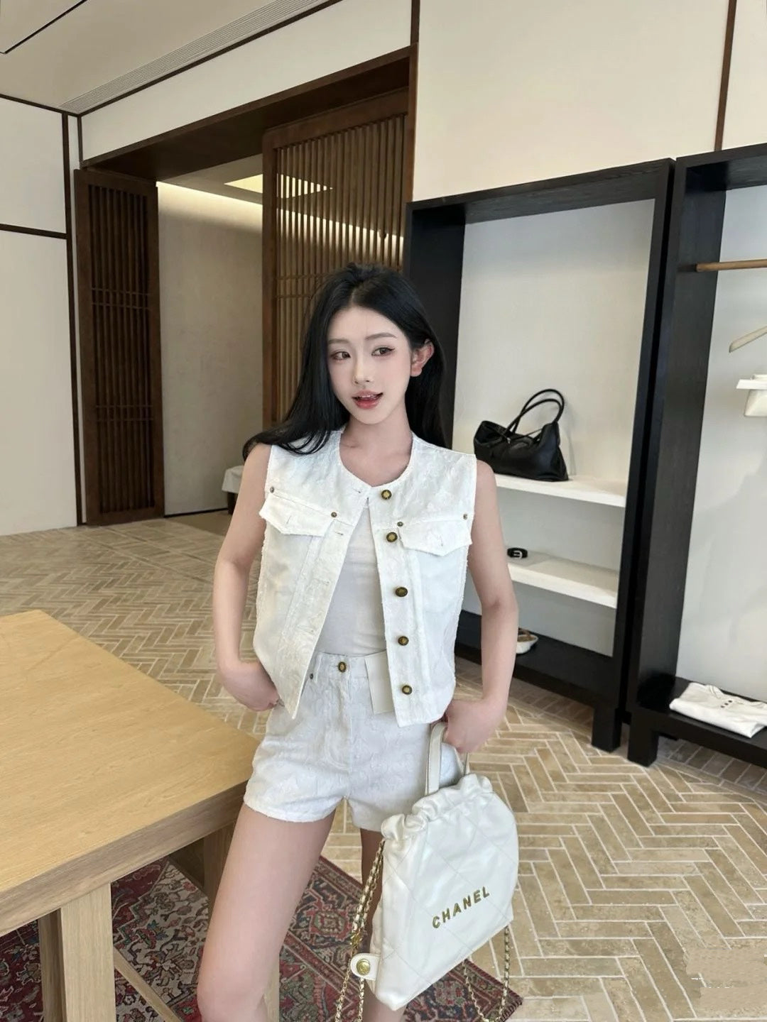 티모 공장 / 루이비통 여성 데님 조끼