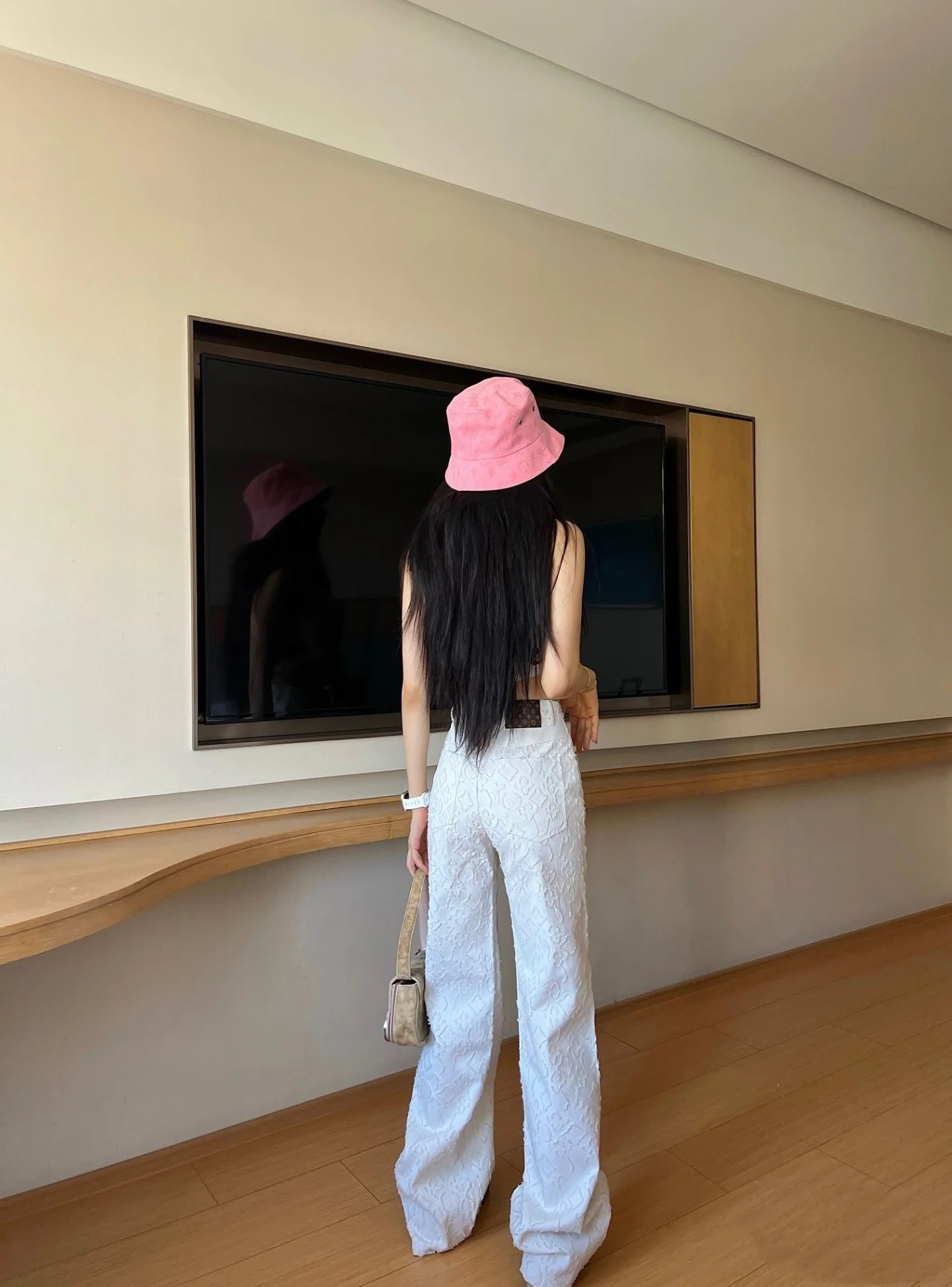 티모 공장 / 루이비통 여성 청바지 화이트