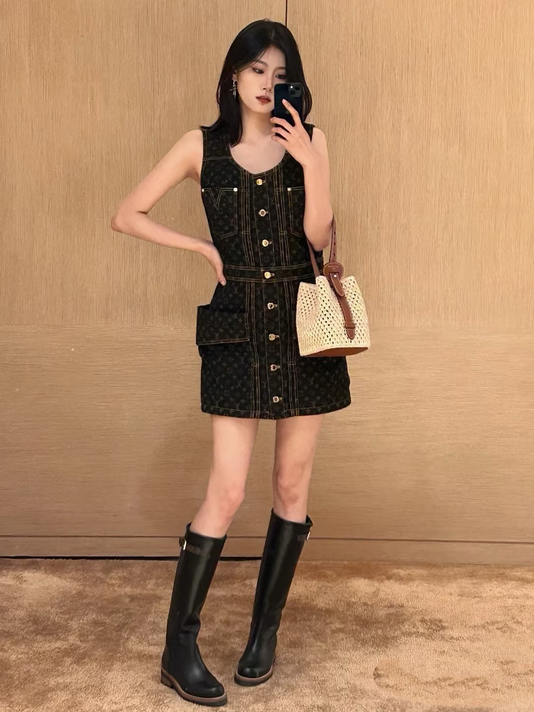 티모 공장 / 루이비통 여성 데님 원피스
