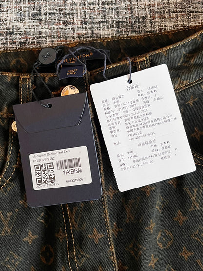 티모 공장 / 루이비통 여성 데님 스커트