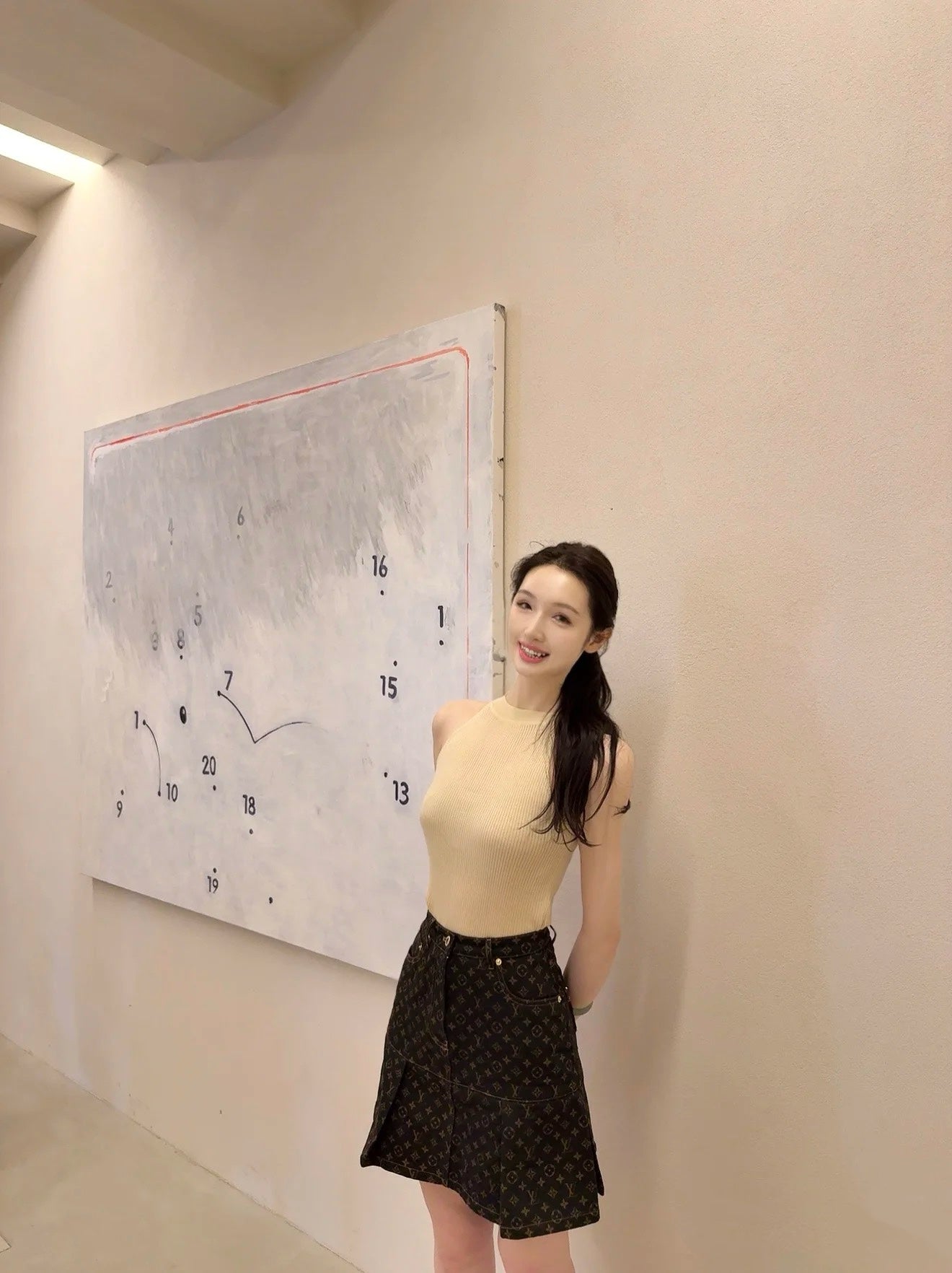 티모 공장 / 루이비통 여성 데님 스커트