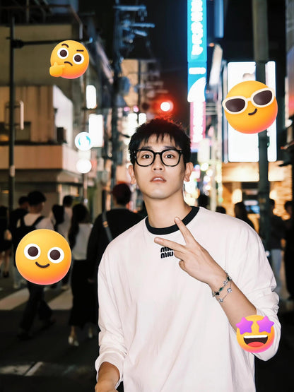 R공장 / 미우미우 남성 여성 자수 긴팔