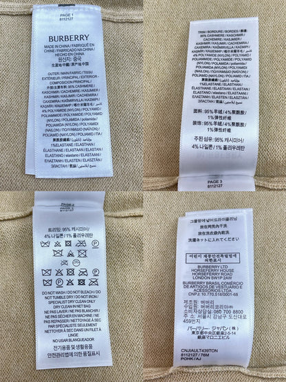 R공장 / 버버리 남성 캐시미어 니트
