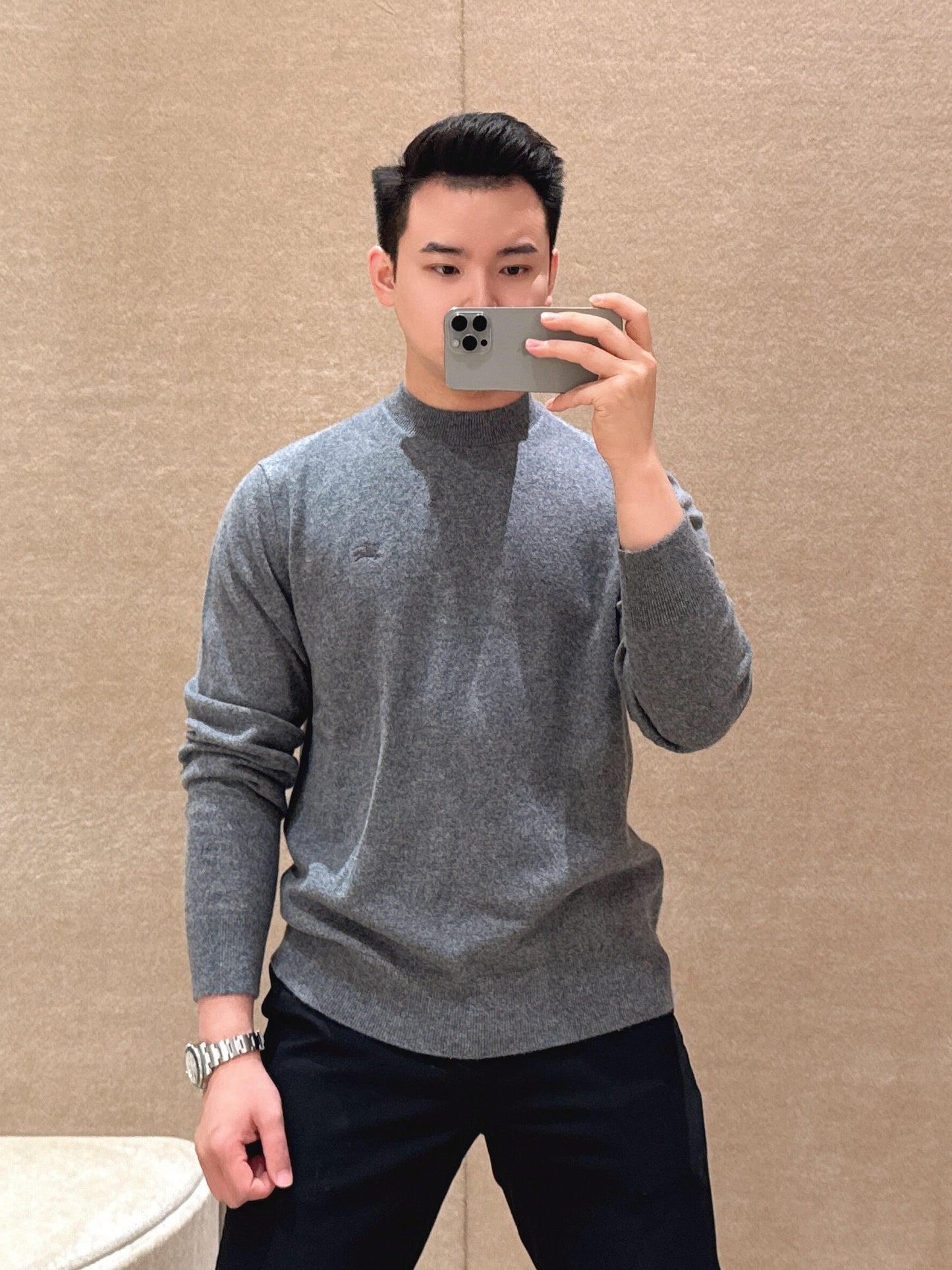 R공장 / 버버리 남성 캐시미어 니트