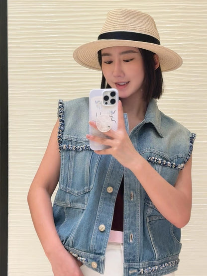 티모 공장 / 샤넬 여성 데님 조끼