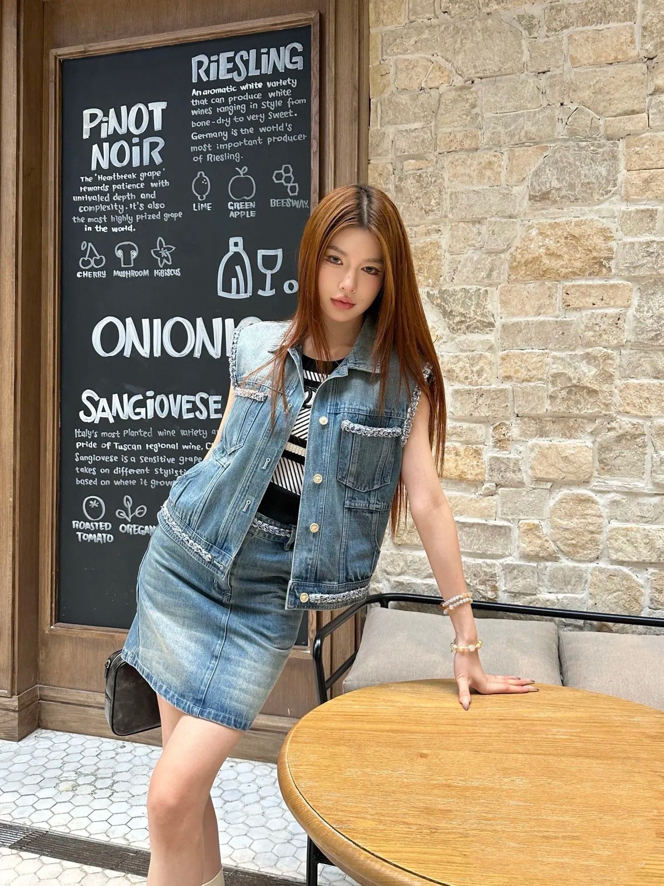 티모 공장 / 샤넬 여성 데님 스커트