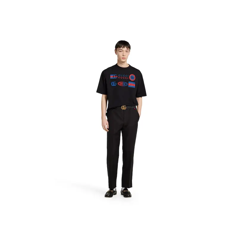 R공장 / 구찌 남성 프린팅 반팔