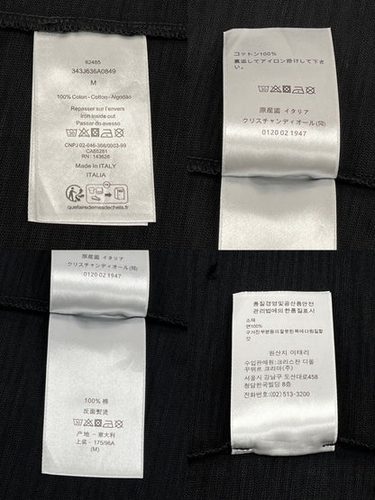 R공장 / 디올 남성 여성 캐주얼 반팔