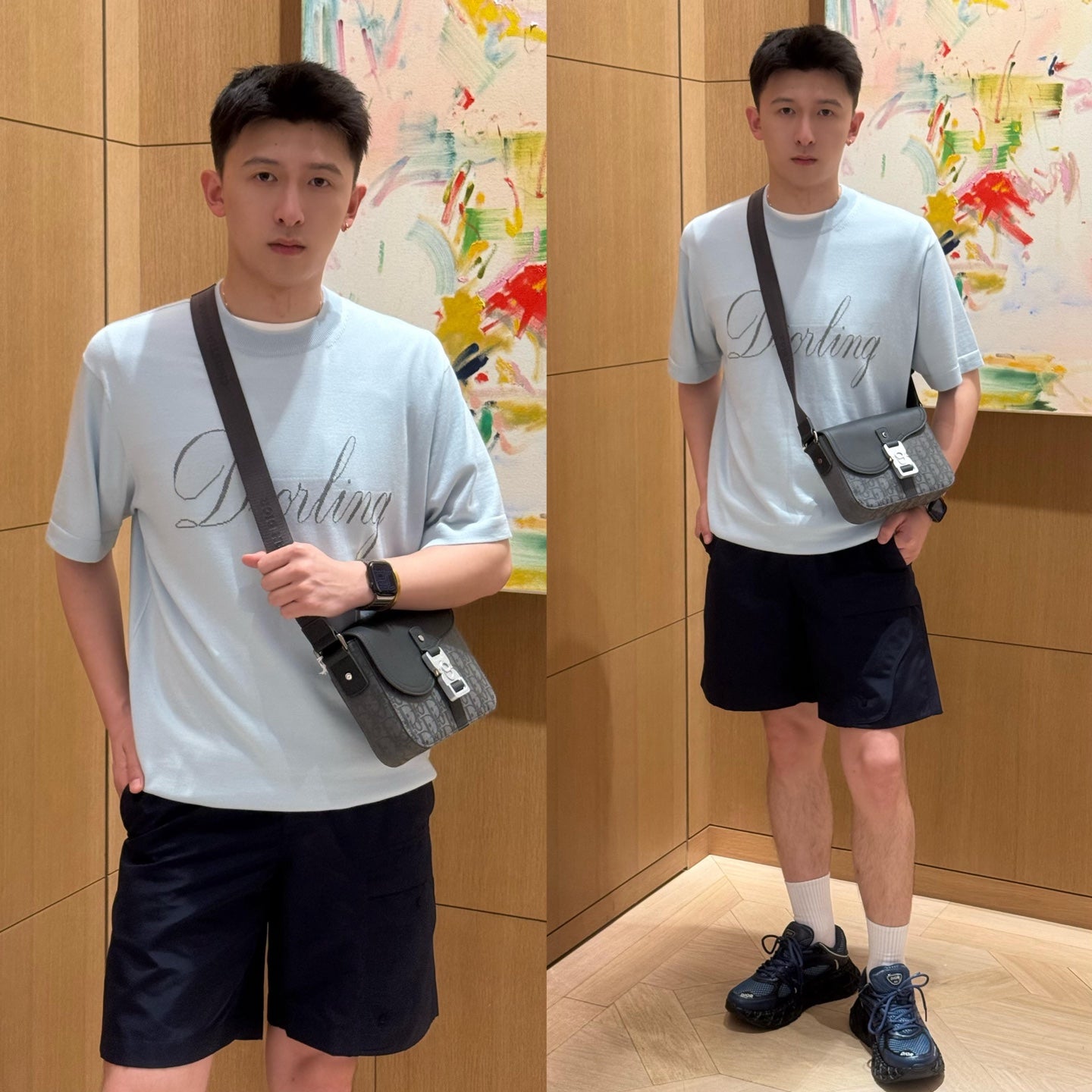 R공장 / 디올 남성 라운드넥 반팔