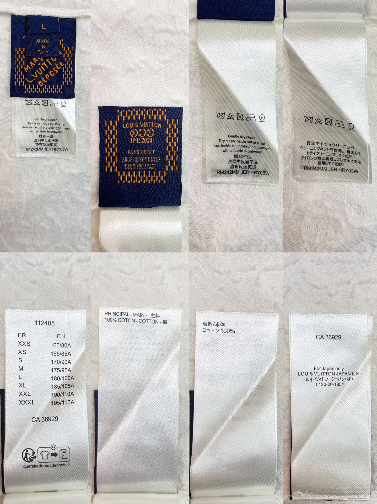 R공장 / 루이비통 남성 면 반팔
