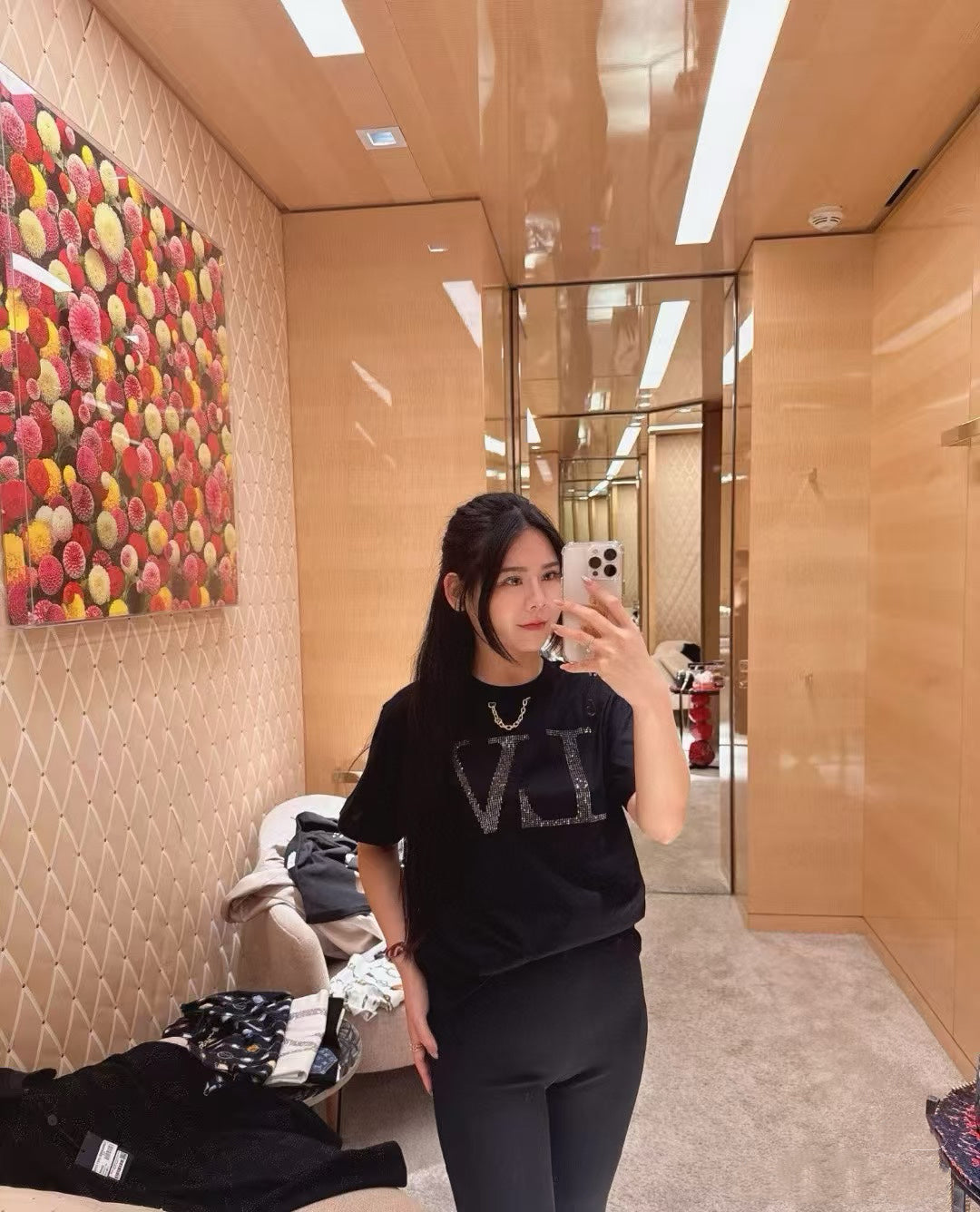 티모 공장 / 루이비통 여성 여름 반팔 티셔츠