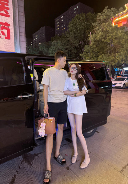 R공장 / 루이비통 남성 여성 면 반팔