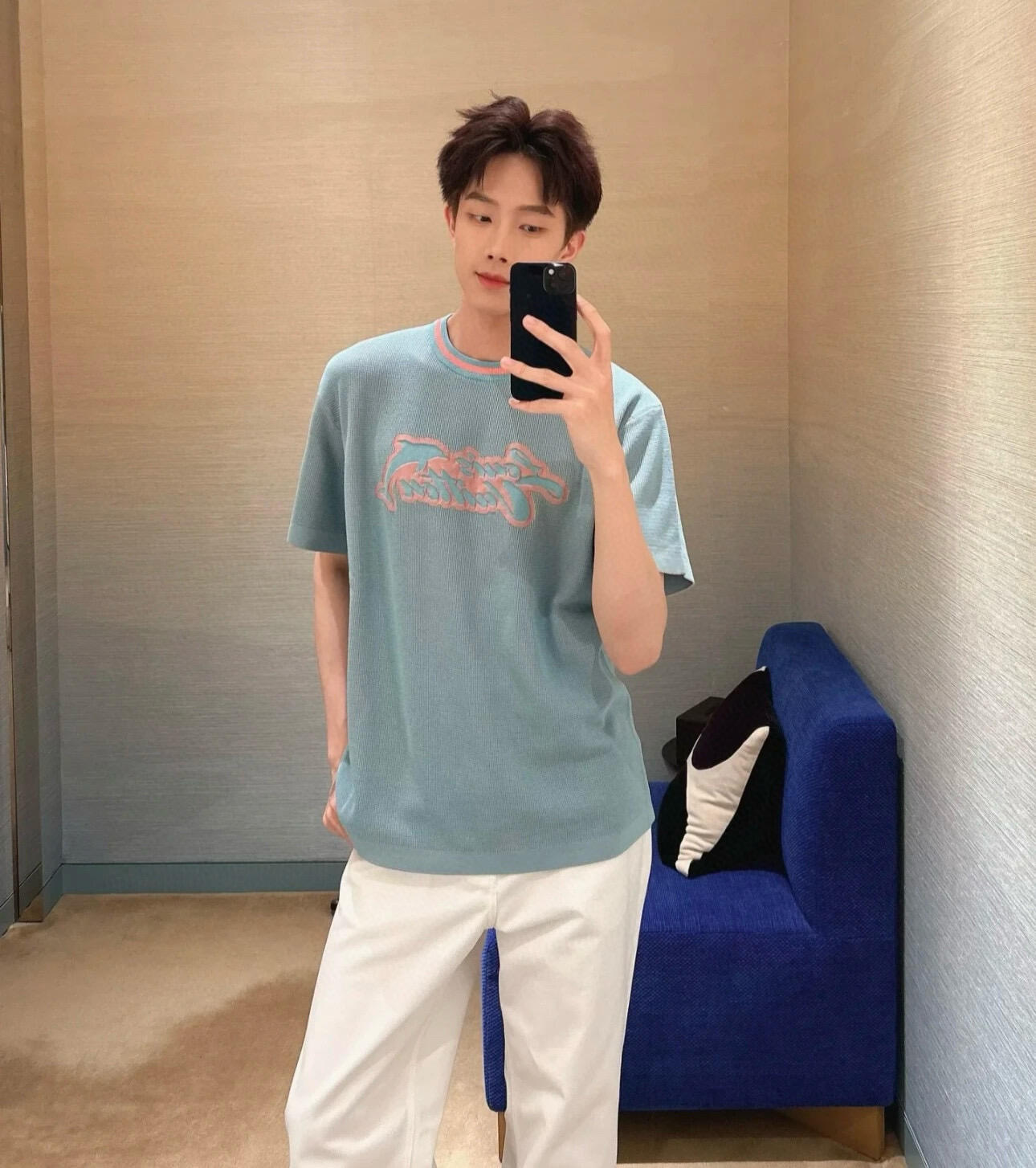 R공장 / 루이비통 남성 라운드넥 반팔