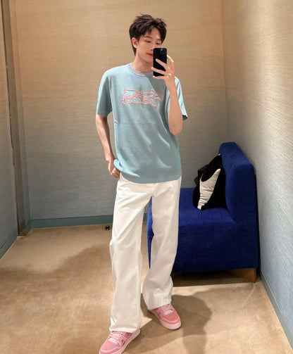 R공장 / 루이비통 남성 라운드넥 반팔
