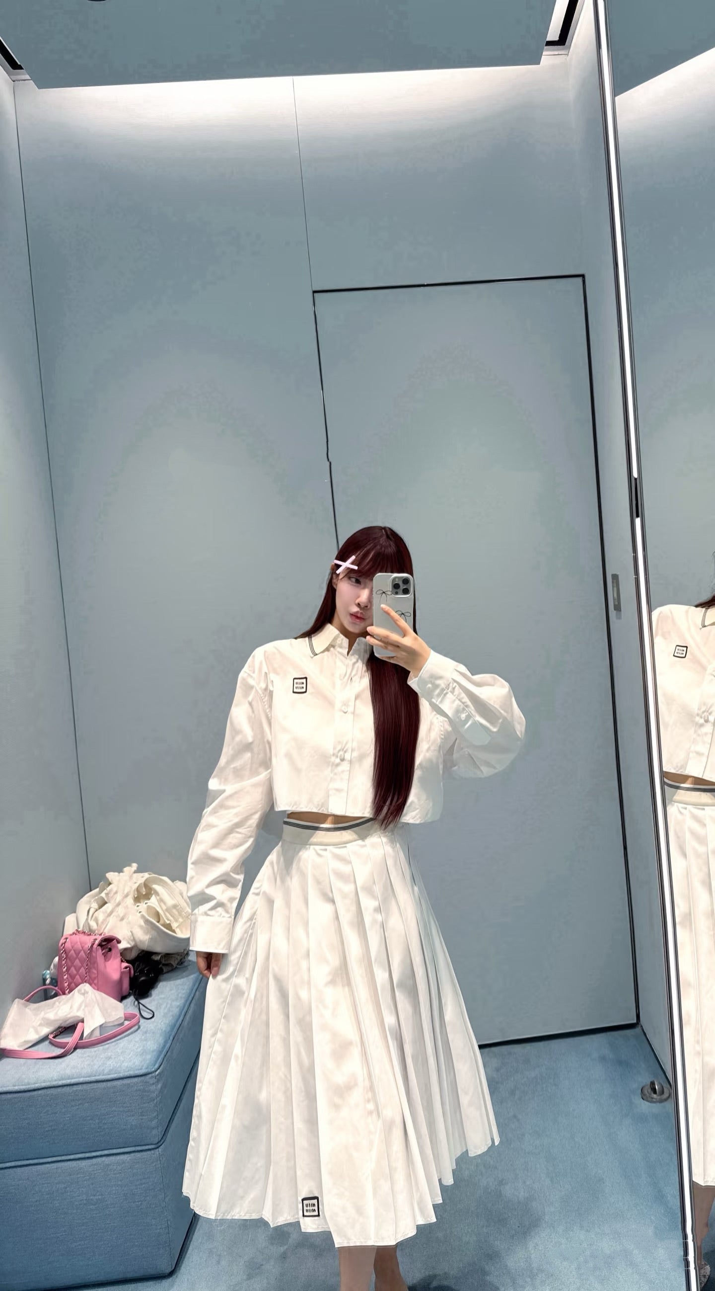 티모 공장 / 미우미우 여성 미디 스커트