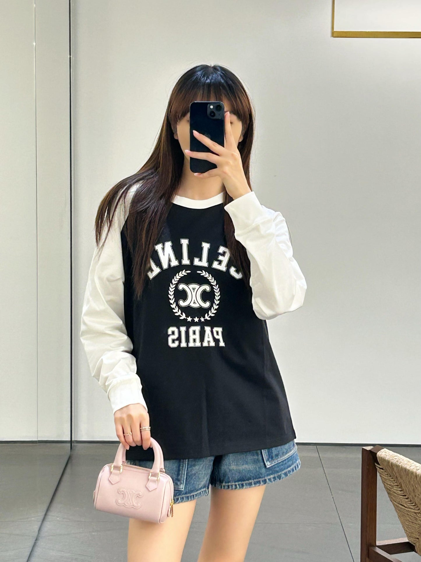 R공장 / 셀린느 여성 박시 반팔