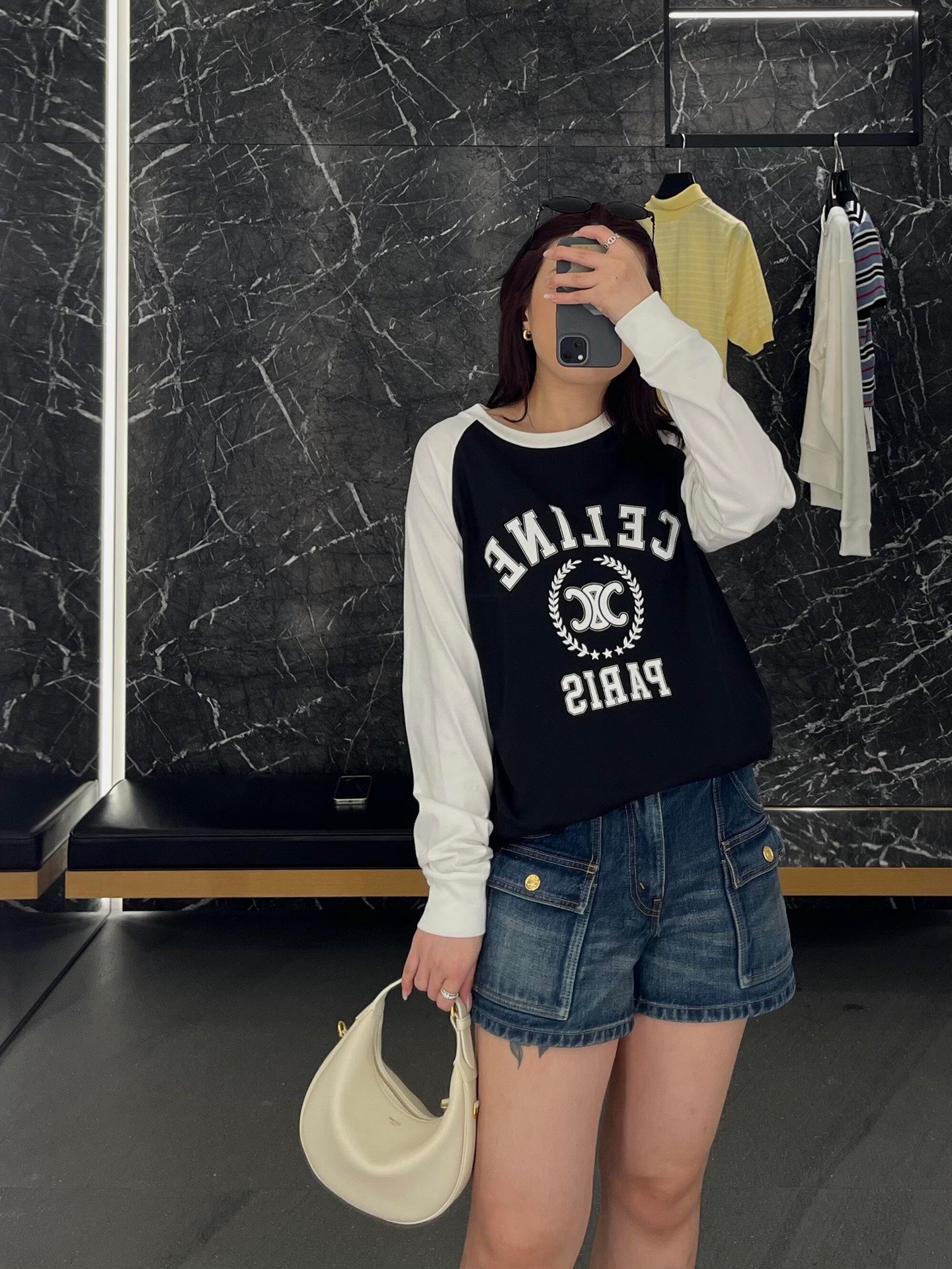 R공장 / 셀린느 여성 박시 반팔