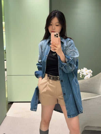 티모 공장 / 프라다 여성 데님 셔츠