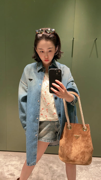티모 공장 / 프라다 여성 데님 셔츠