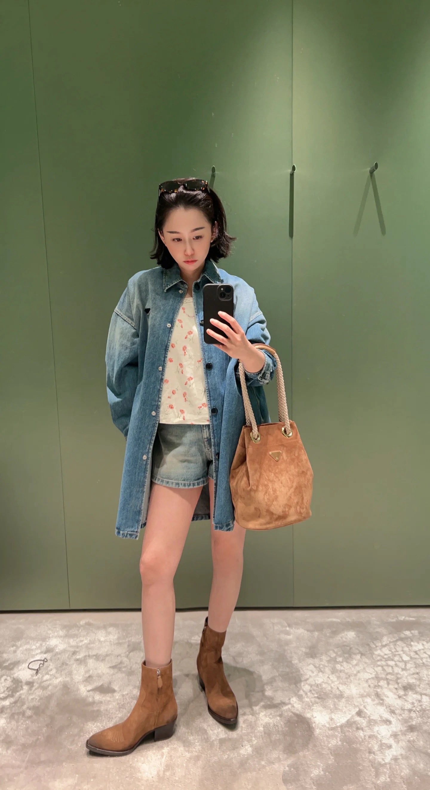 티모 공장 / 프라다 여성 데님 셔츠
