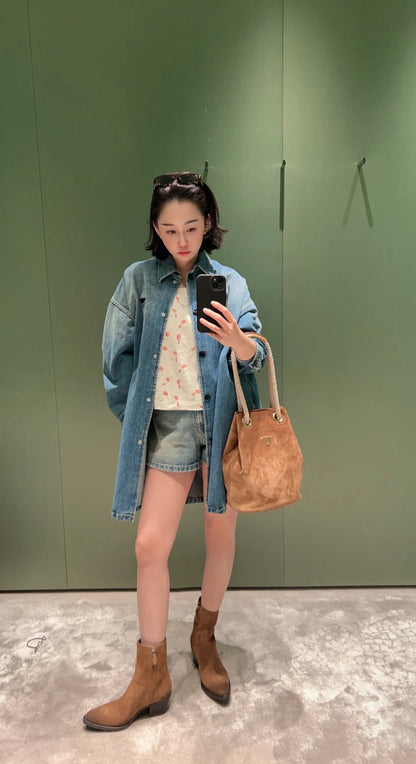 티모 공장 / 프라다 여성 데님 셔츠