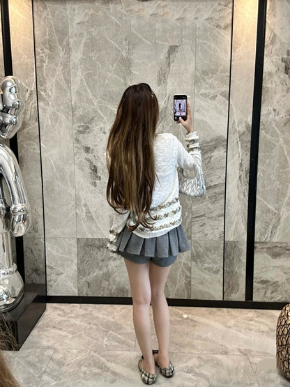 티모 공장 / 샤넬 여성 보이넥 니트 가디건