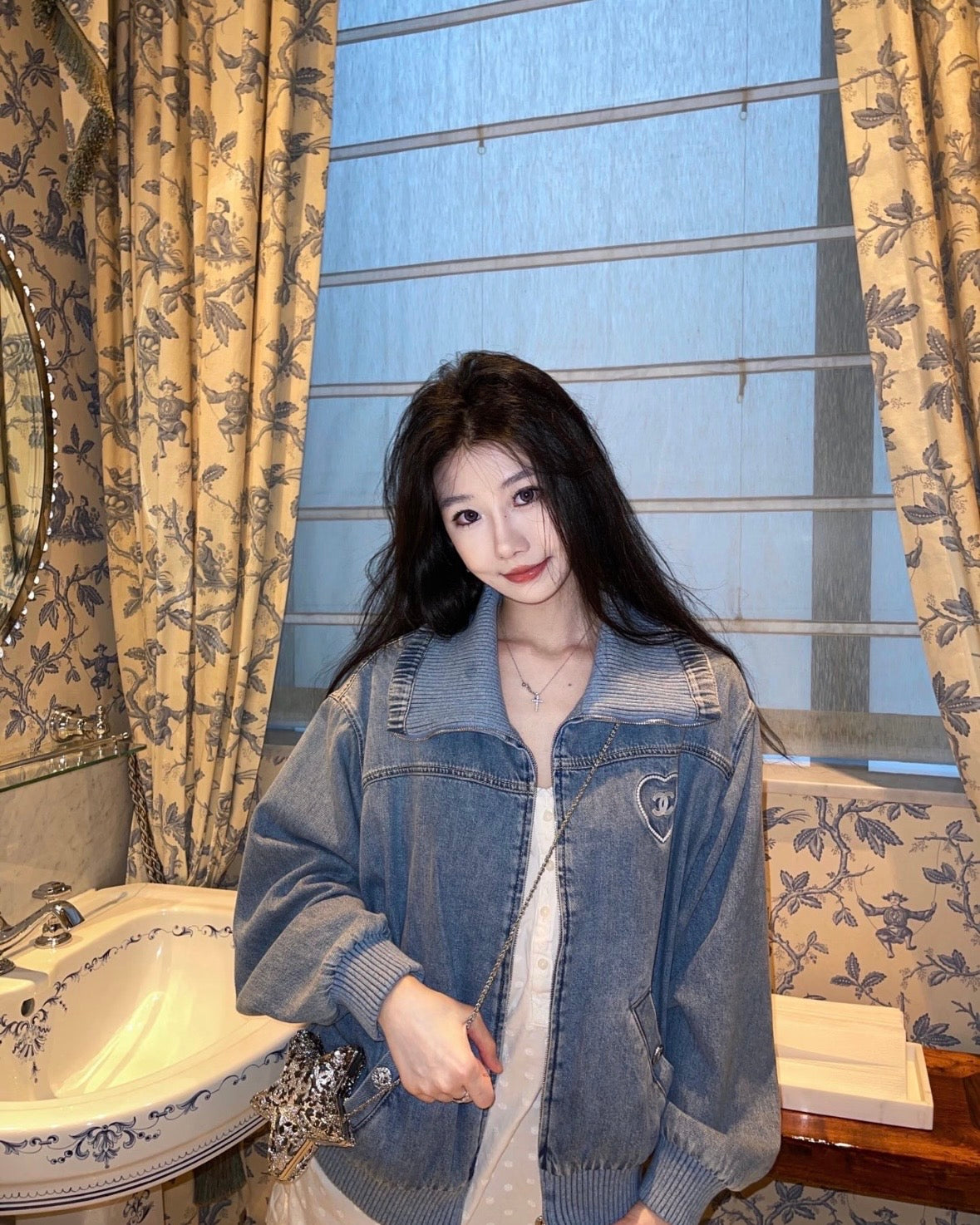 체인2호 / 샤넬 여성 데님 코트