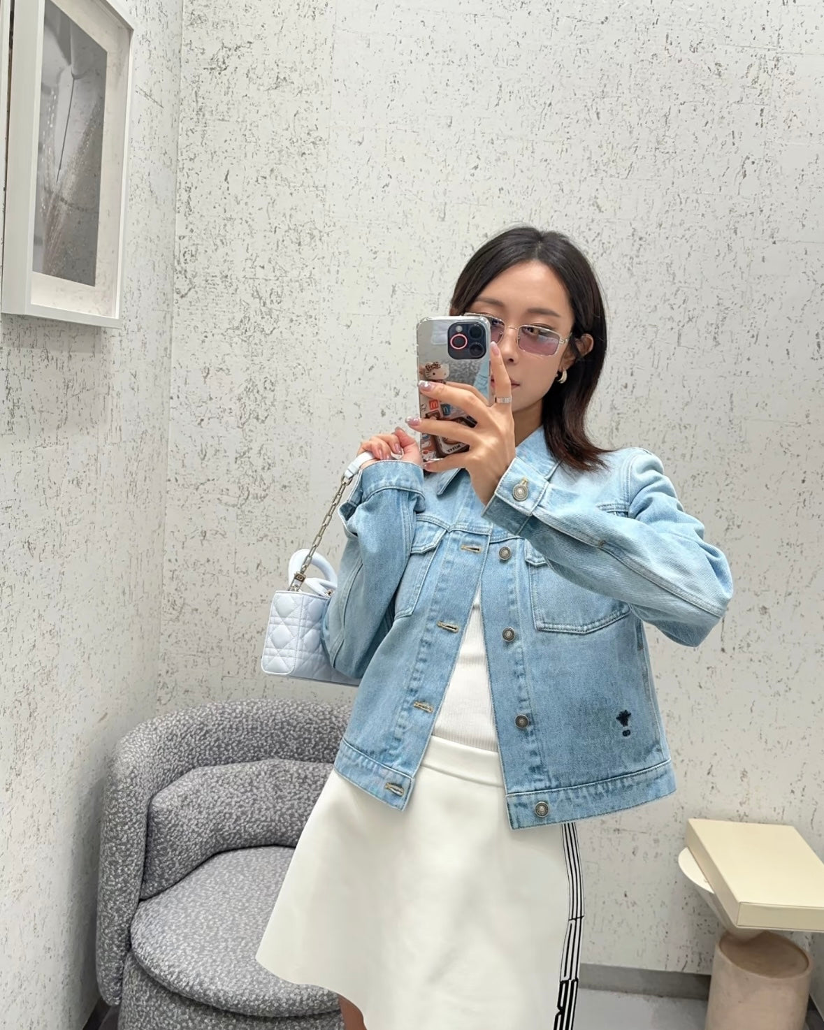 체인2호 / 디올 여성 데님 재킷