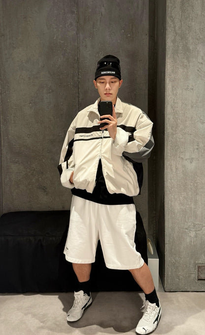 체인2호 / 발렌시아가 남성 패치워크 재킷