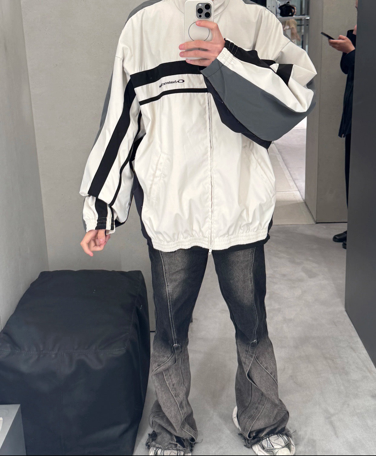 체인2호 / 발렌시아가 남성 패치워크 재킷