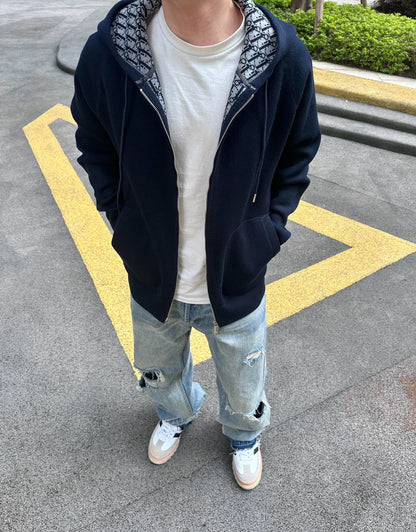 체인2호 / 디올 남성 여성 후드 니트