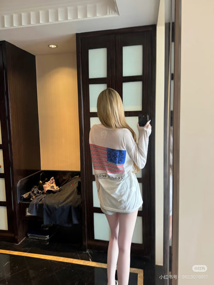 체인2호 / 크롬하츠 여성 프린트 긴팔
