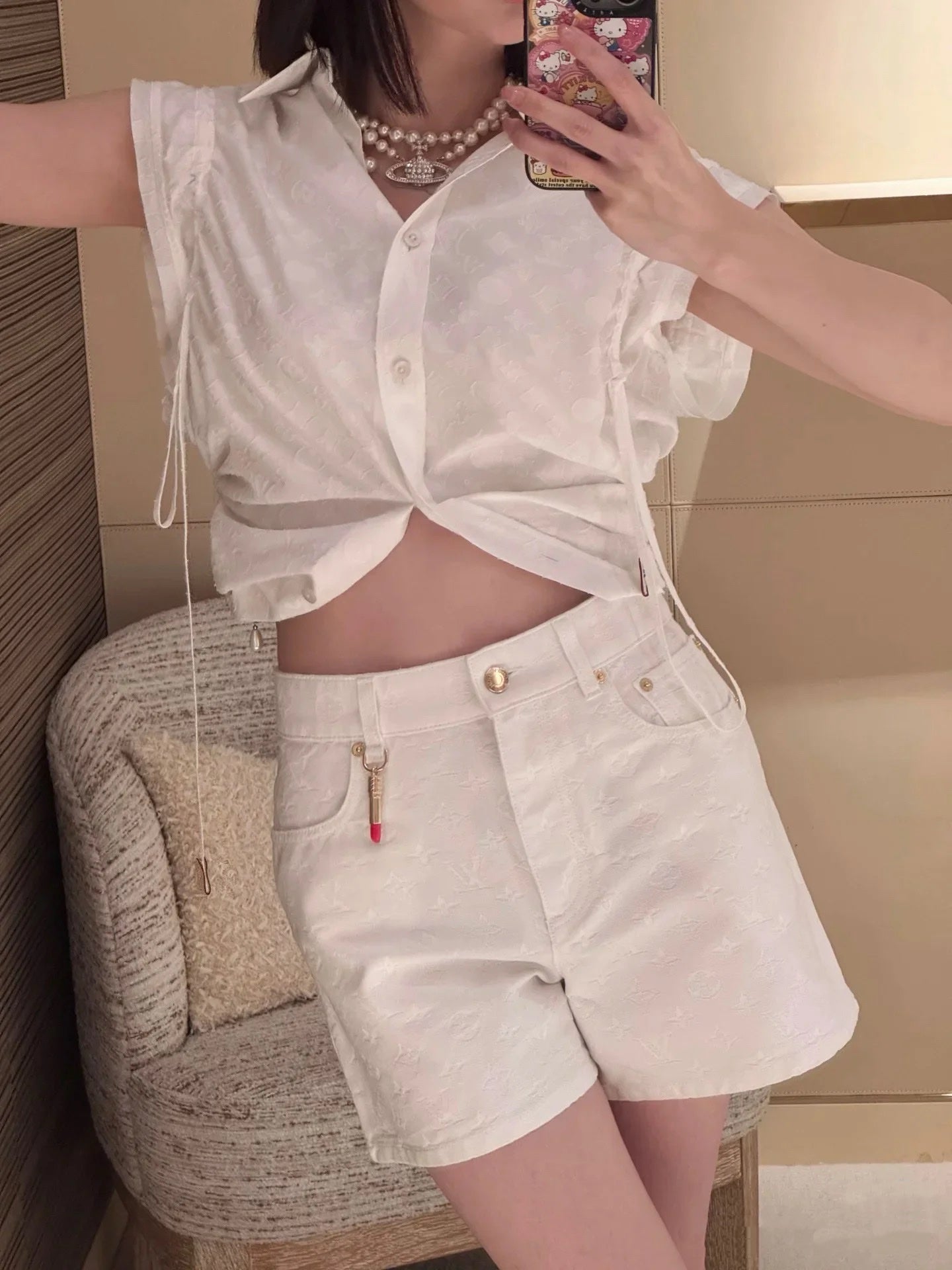 티모 공장 / 루이비통 여성 데님 반바지