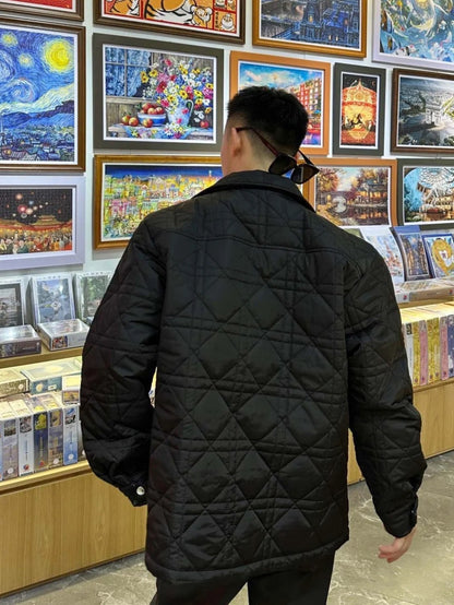 체인2호 / 디올 남성 여성 아가일 체크 패딩