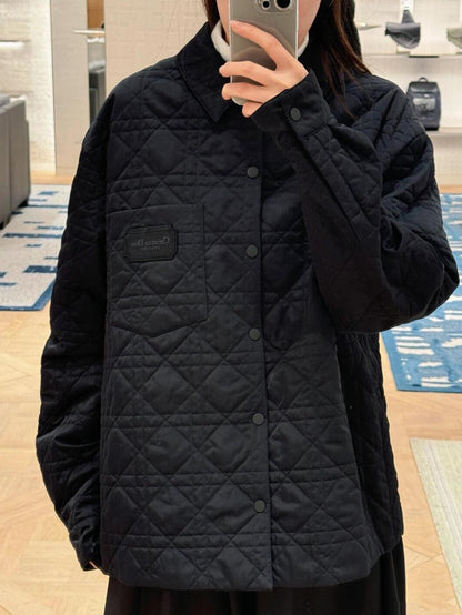 체인2호 / 디올 남성 여성 아가일 체크 패딩