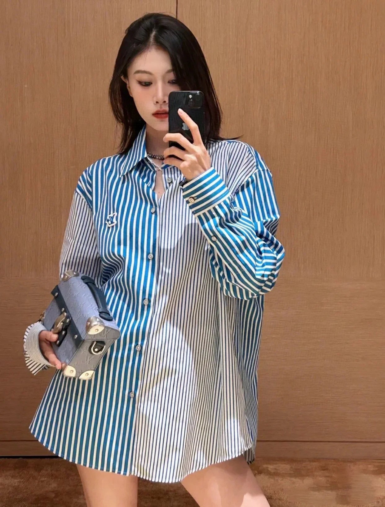 체인2호 / 루이비통 남성 여성 스트라이프 셔츠