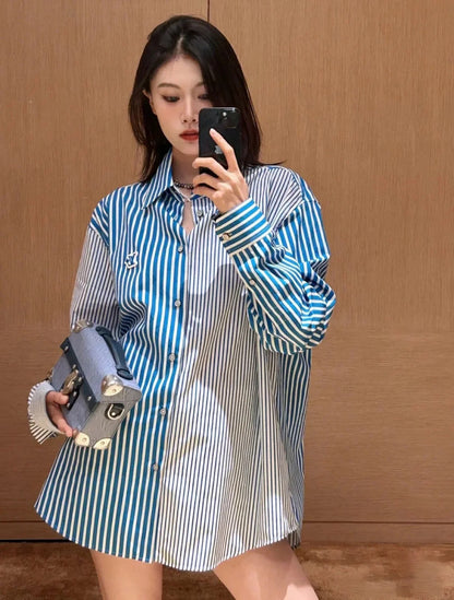 체인2호 / 루이비통 남성 여성 스트라이프 셔츠
