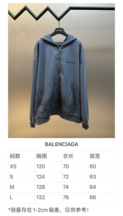 체인2호 / 발렌시아가 남성 여성 후드티 셔츠