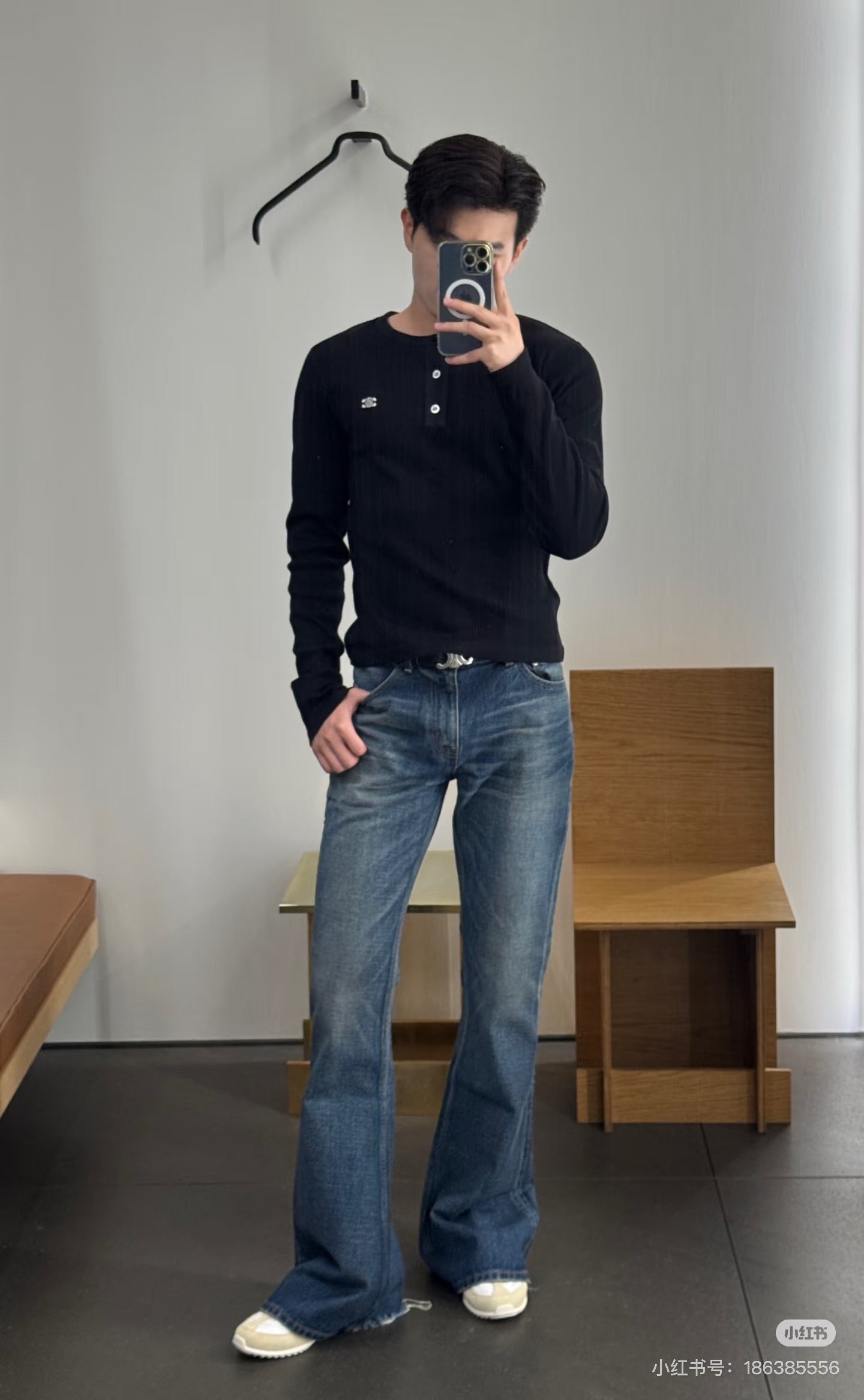 체인2호 / 셀린느 남성 여성 버튼 긴팔
