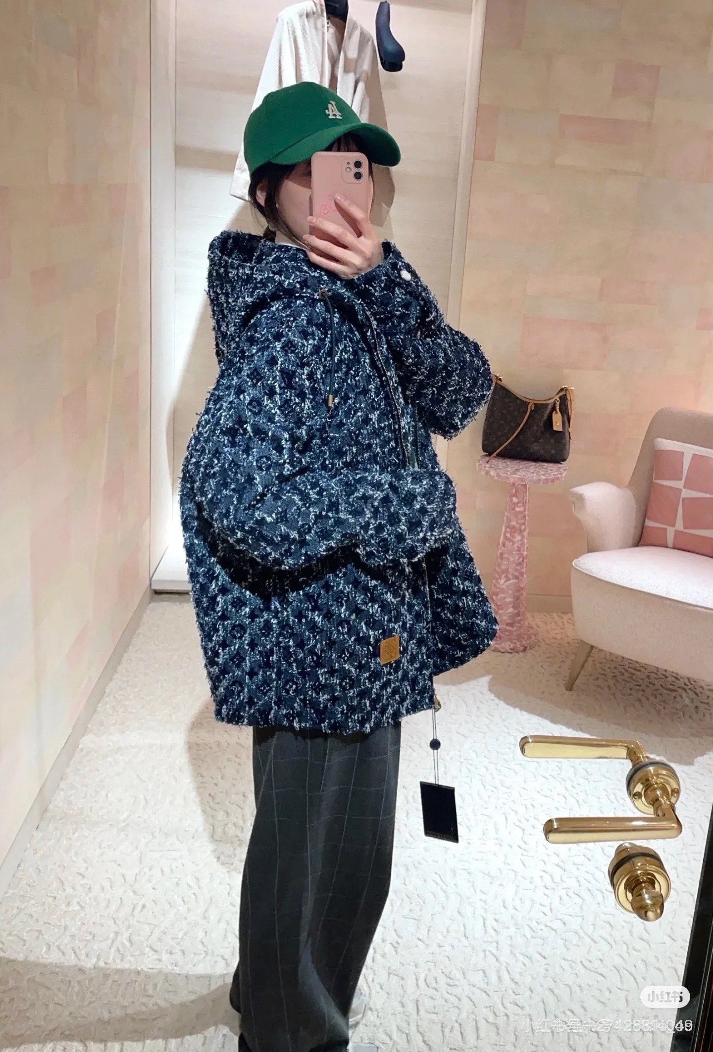체인2호 / 루이비통 남성 여성 수술 데님 팬츠