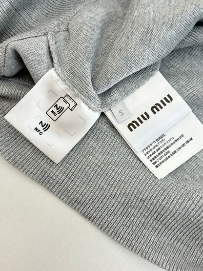 체인2호 / 미우미우 여성 그레이 니트