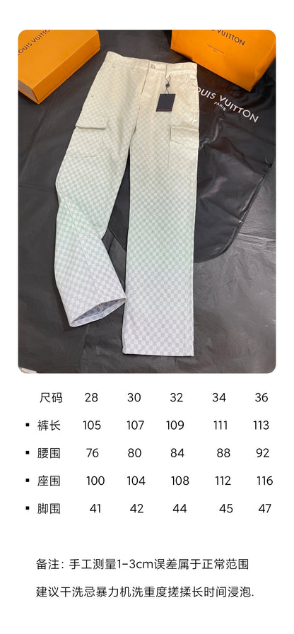 BVG / 루이비통 남성 여성 데님 팬츠