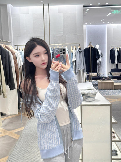 BVG / 디올 여성 지퍼 니트
