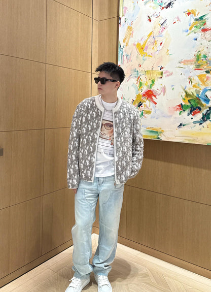 BVG / 디올 남성 여성 지퍼 니트