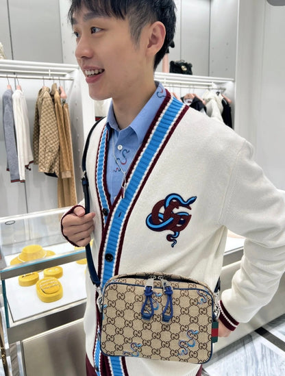 BVG / 구찌 남성 여성 자수 니트