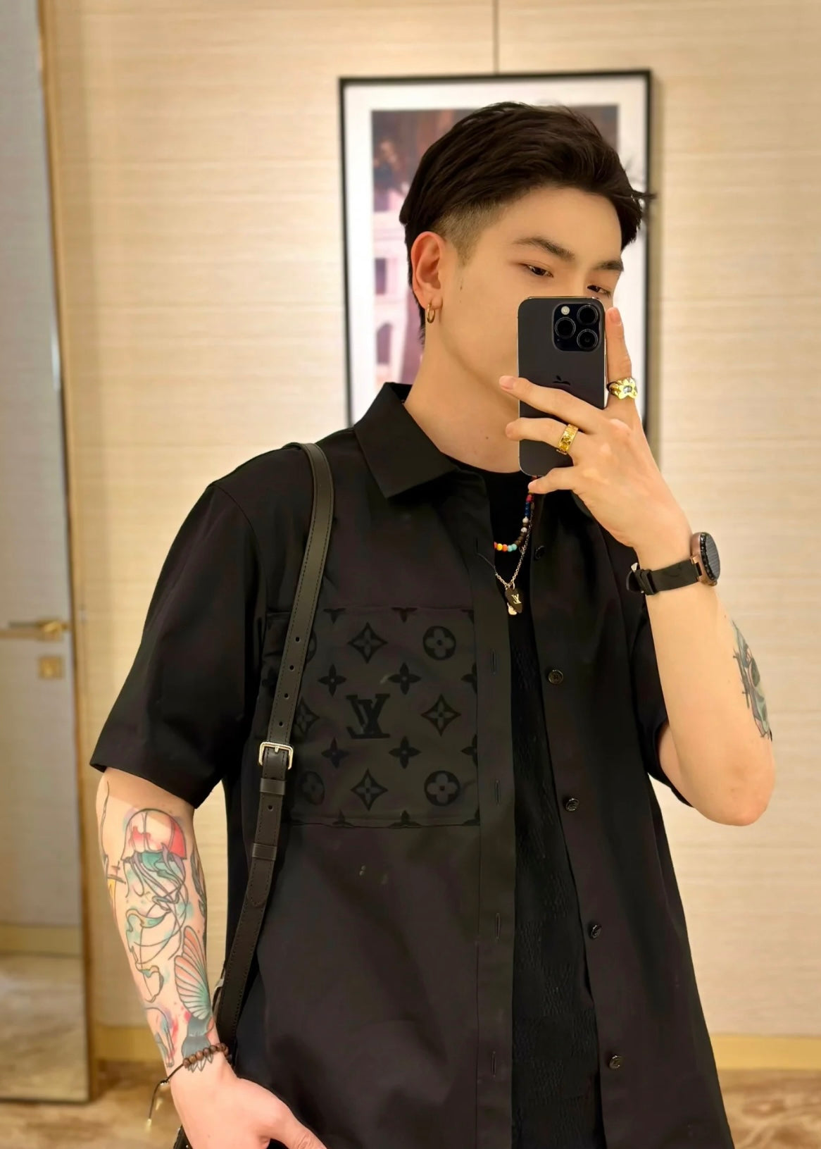 TJ셀러 / 루이비통 남성 반팔 셔츠